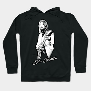 Eric Clapton //// Retro Fan Art Design Hoodie